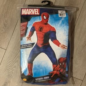 Like new! XL Spider-Man costume with padded muscle chest and arms
